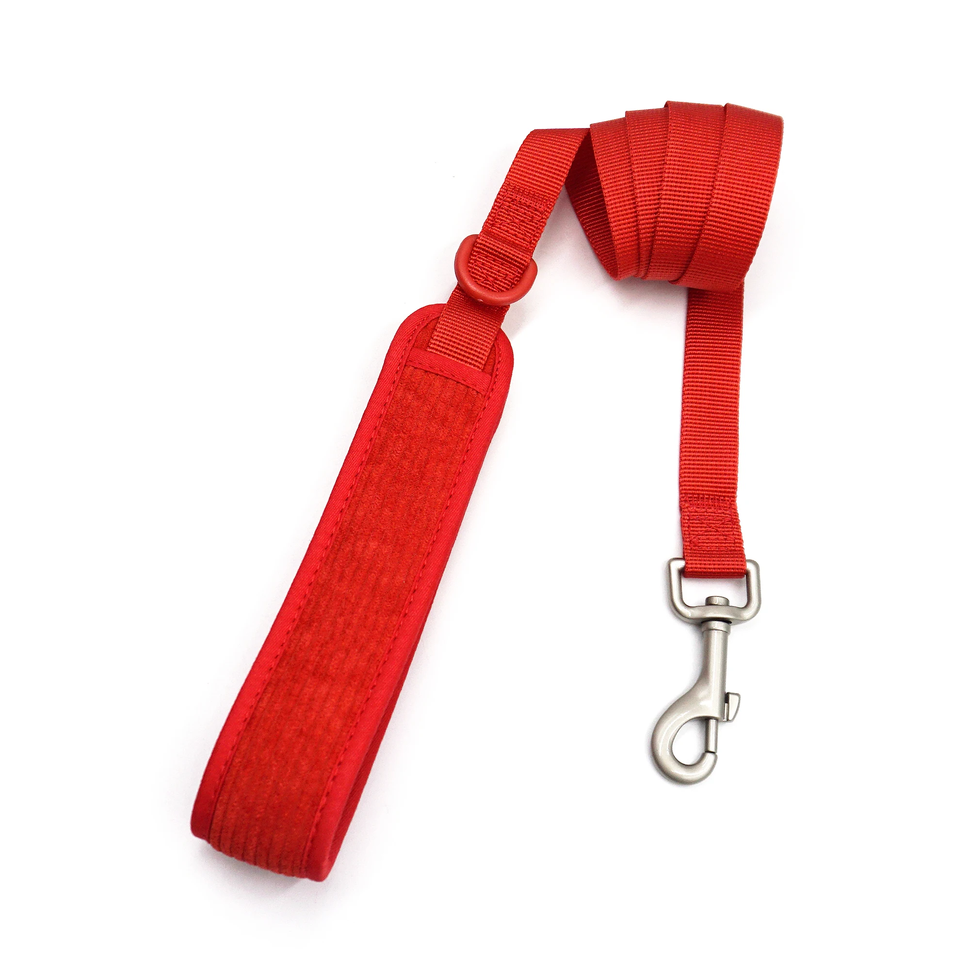 Trending Products s Red Corduroy Poop Bag Eco Friendly with Holder Pet Collars Leashes Soft Nylon Dog Collar