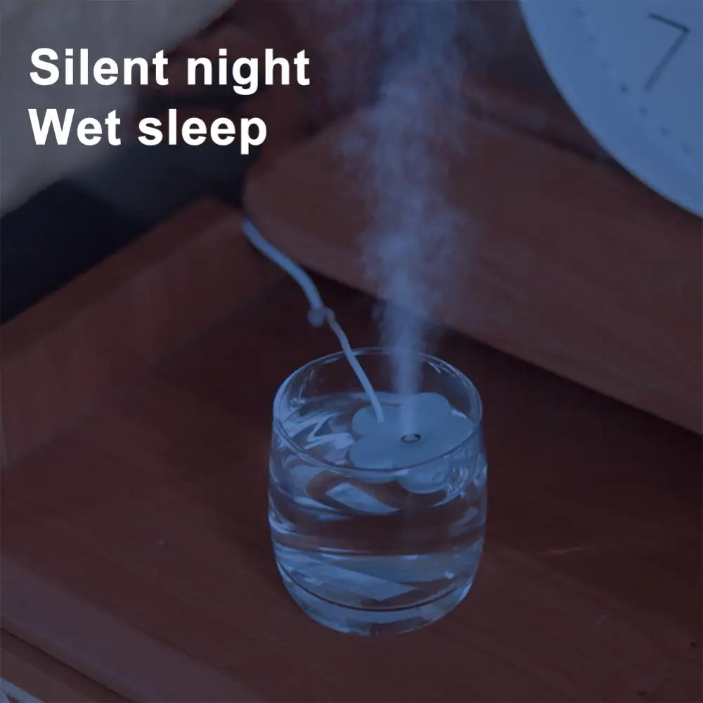 Portable Car Humidifier Flower Spray Nano Mist Quiet Humidification Household Car Mini Air Atomizer Flower Humidifier