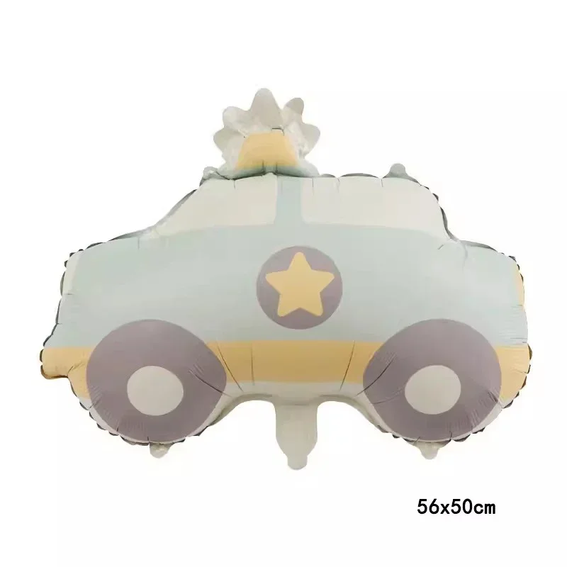 Cute Matte Balloon Rainbow  Car Airplane Bear Birthday Balloon Party Party Scene Decoration Aluminum Film Balloon