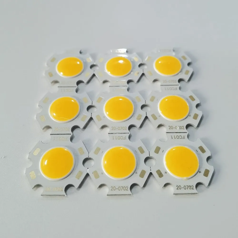 10pcs a lot 3W 5W 7W 10W LED Source lamp Bead High Power LED COB Flashlight Light Bulb Light Lamp Spotlight Down light Lamps