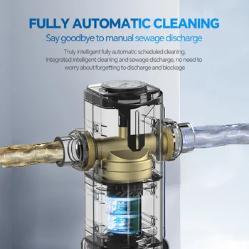 BORVA 8000L/H Smart Home Central Bionic Water Purification Pre-Filter พร้อมการทําความสะอาดตัวเองตามกําหนดเวลาอัตโนมัติและอัตราการไหลสูง 2