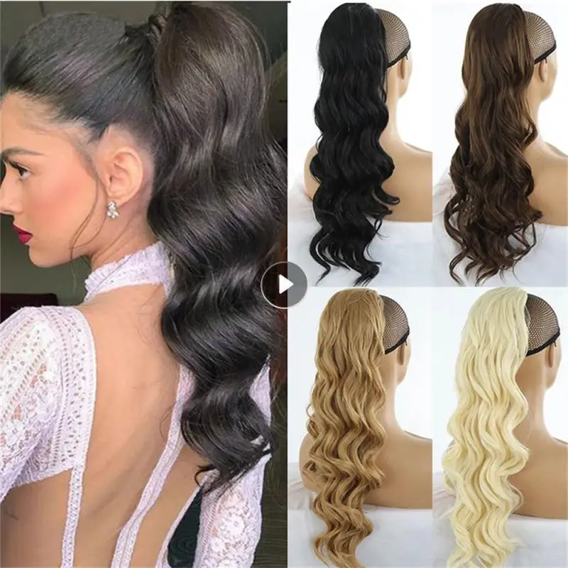 

Fluffy Drawstring Comfortable Voluminous Hairstyle Invisible Fluffy Ponytail For Women Time-saving Must-have Curly Ponytail