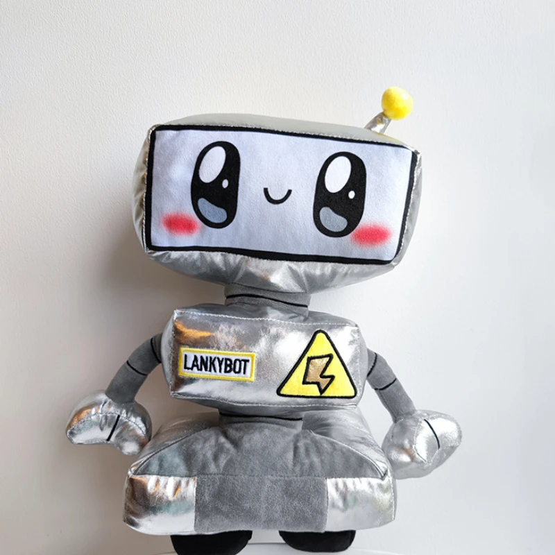 Lankybox Carton Villain Turned Cat Plush Toy Robot Doll Pillow Soft
