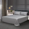 1400TC Egyptian Cotton Grey Luxury Hotel Style Hollow Wide Edge Bedding Set Duvet Cover Bed Sheet Fitted Sheet Pillowcases 4Pcs 3
