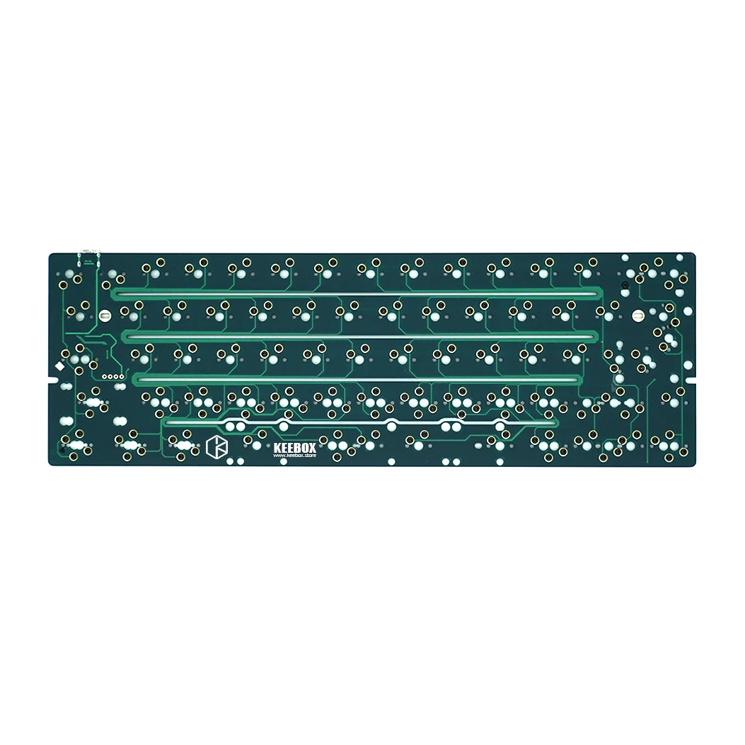 Keybox y & R6095 Pcb Flex Cut Pcb Suporte Layout Gh60 60 Layout