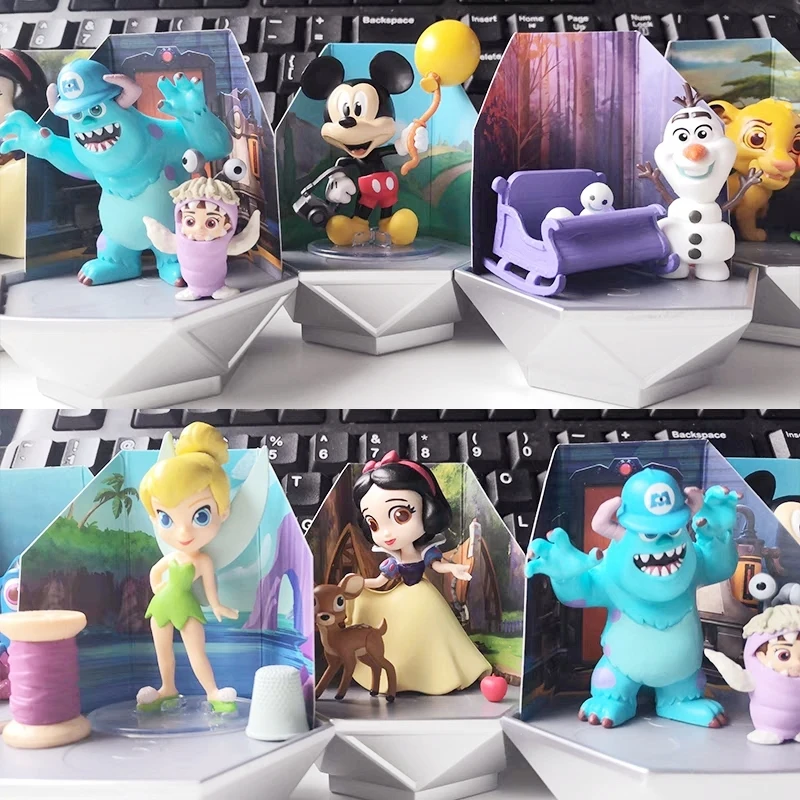 Figurina Disney Genuina 100Th Anniversary Mickey Stitch Ornament Kids Birthday Christmas Gifts Collection Model Toys