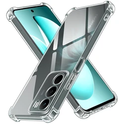 Clear TPU Shockproof Bumper Case with Reinforced Corners for Realme P3 Lite (Clear)
