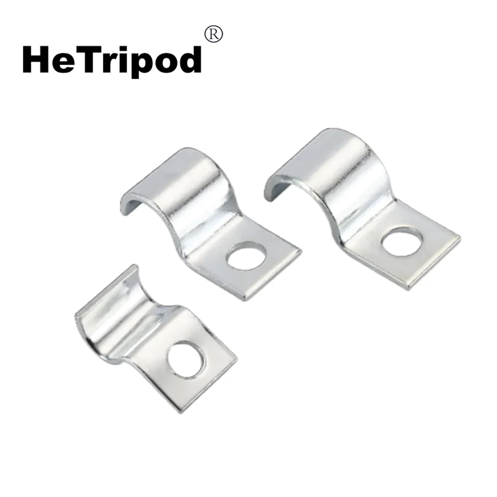 Unilateral pipe clamp saddle clamp cable wire fixing buckle fixing steel 5 6 8 10mmPipe oil circuit 1PCS hose clamps wire rope clamps cable clamps pipe clamps plastic clamps