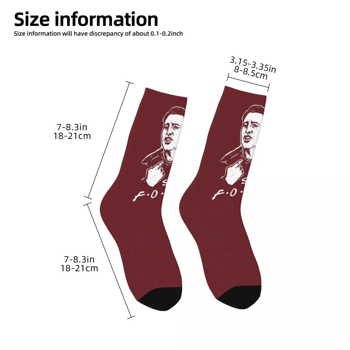 JOEY DOESN'T SHARE FOOD TV Show Men and Women printing Socks,lovely Applicable throughout the year Dressing Gift