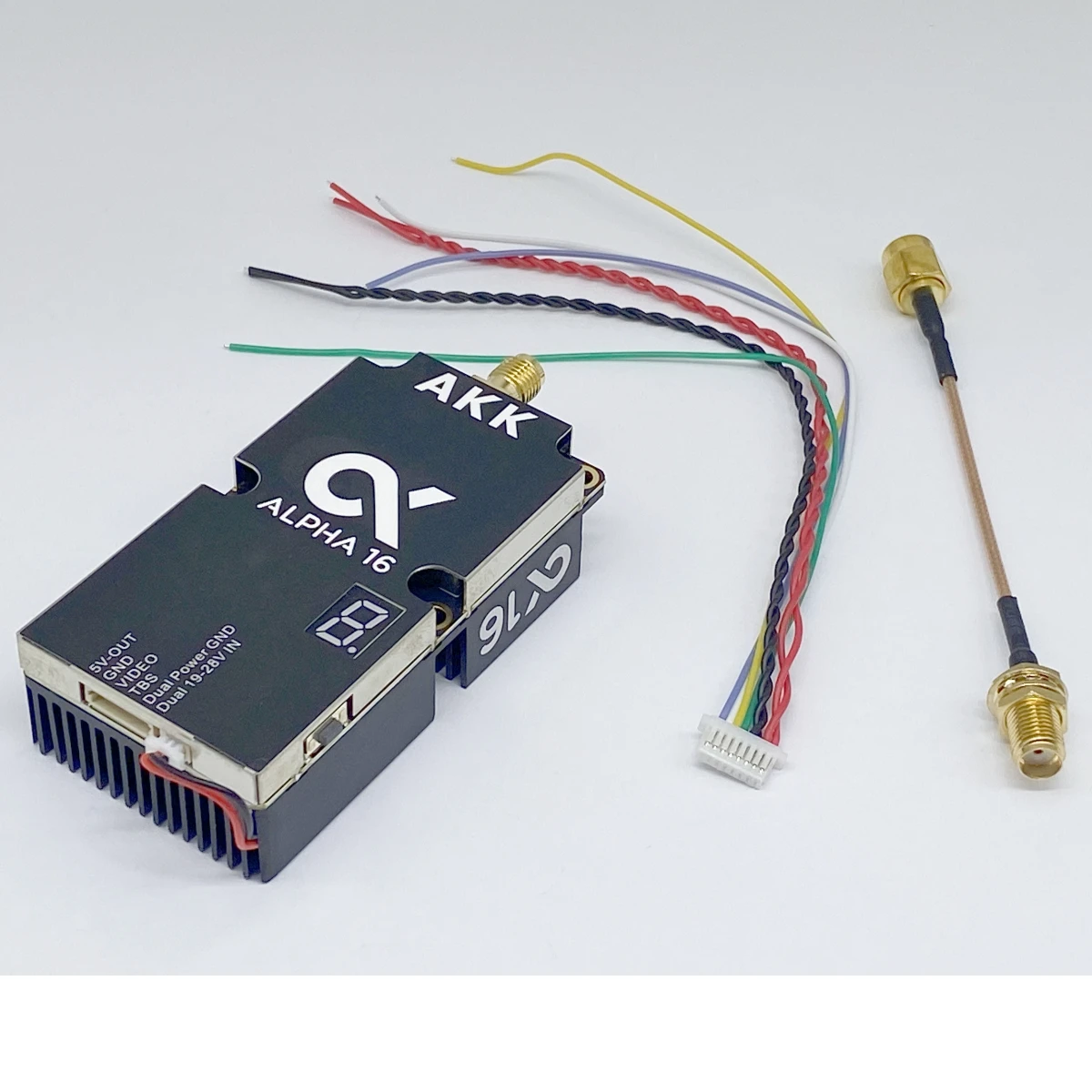 AKK ALPHA 16W VTX 5.8GHz FPV Transmetteur Vidéo Drone 96CH