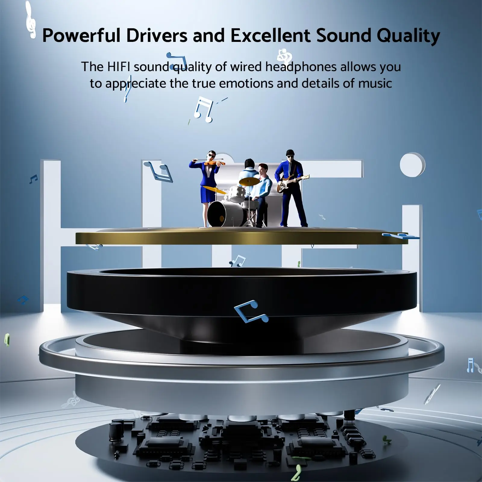 Type C 3.5mm In-Ear Stereo Headset with Wire Control