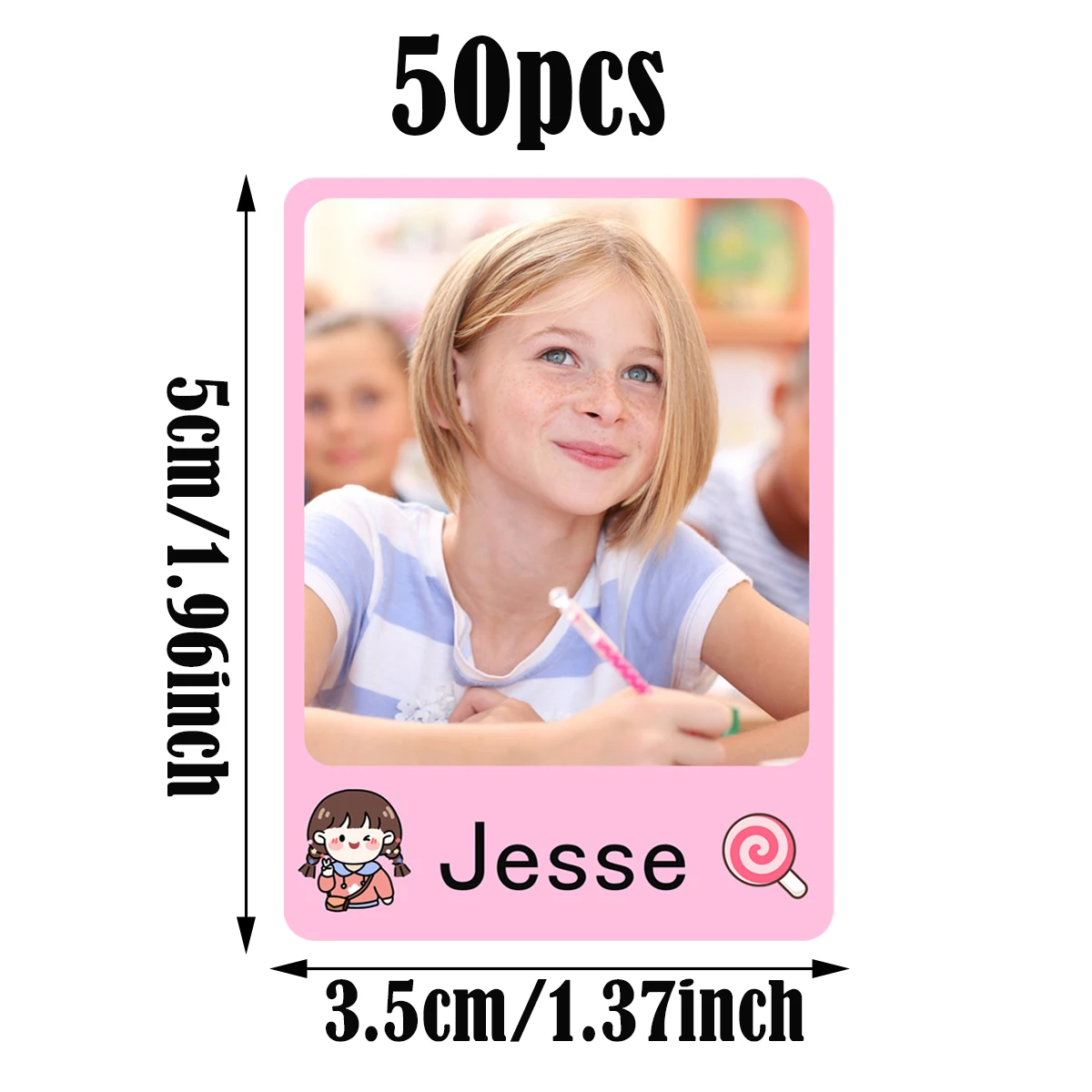 Custom Waterproof Name Stickers