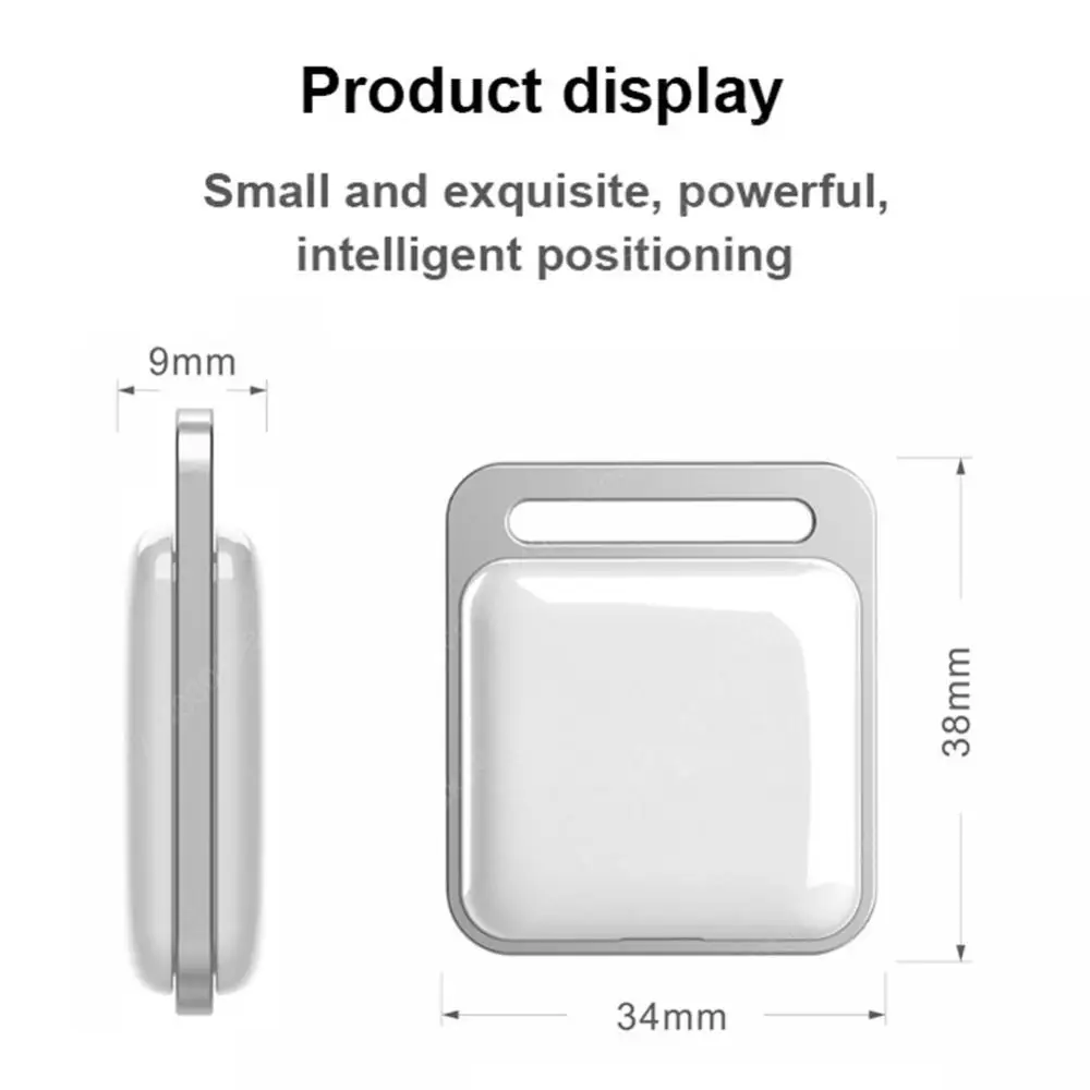 Wireless Mini GPS Tracker for iPhone/Android Phone Anti-lost Alarm Finder APP GPS Record Smart Tag Bluetooth-compatible Locator
