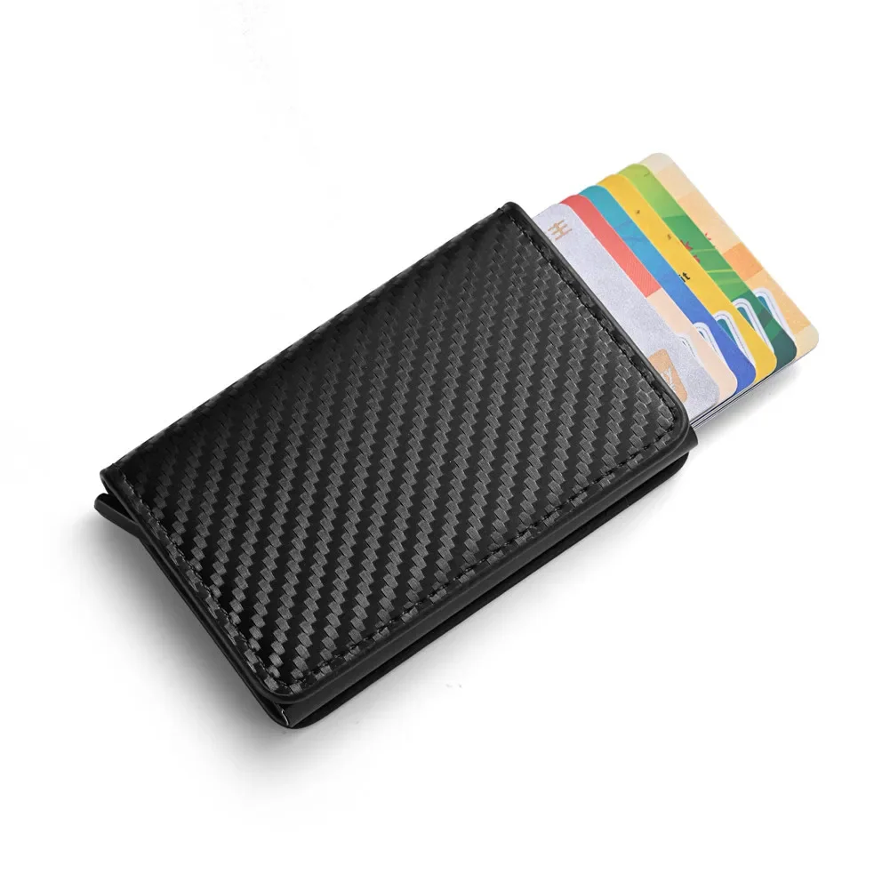 Credit card holder Anti Thief Rfid Credit Card Holder Case Smart Minimalist Wallet Pocket Men Women Slim Cardholder Bank Cash Creditcard Bag Purse