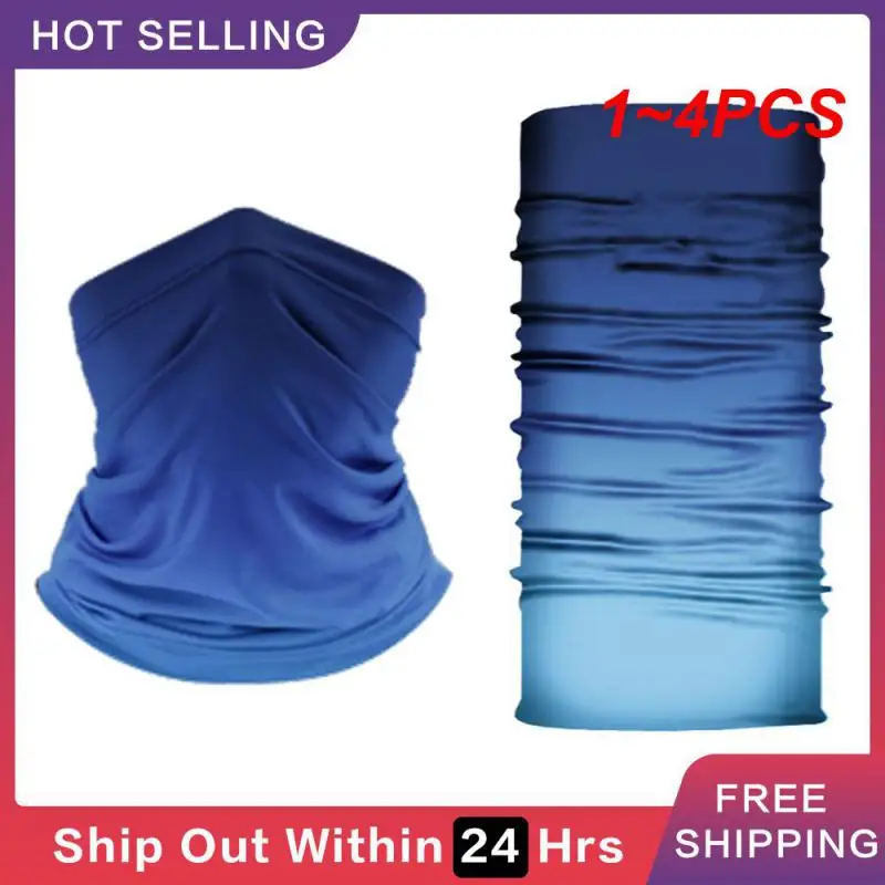 

1 ~ 4 шт., натуральный безопасный для кожи шарф 25 см, 50 см, пылезащитный шейный шарф, велосипедная маска, ледяной шелк