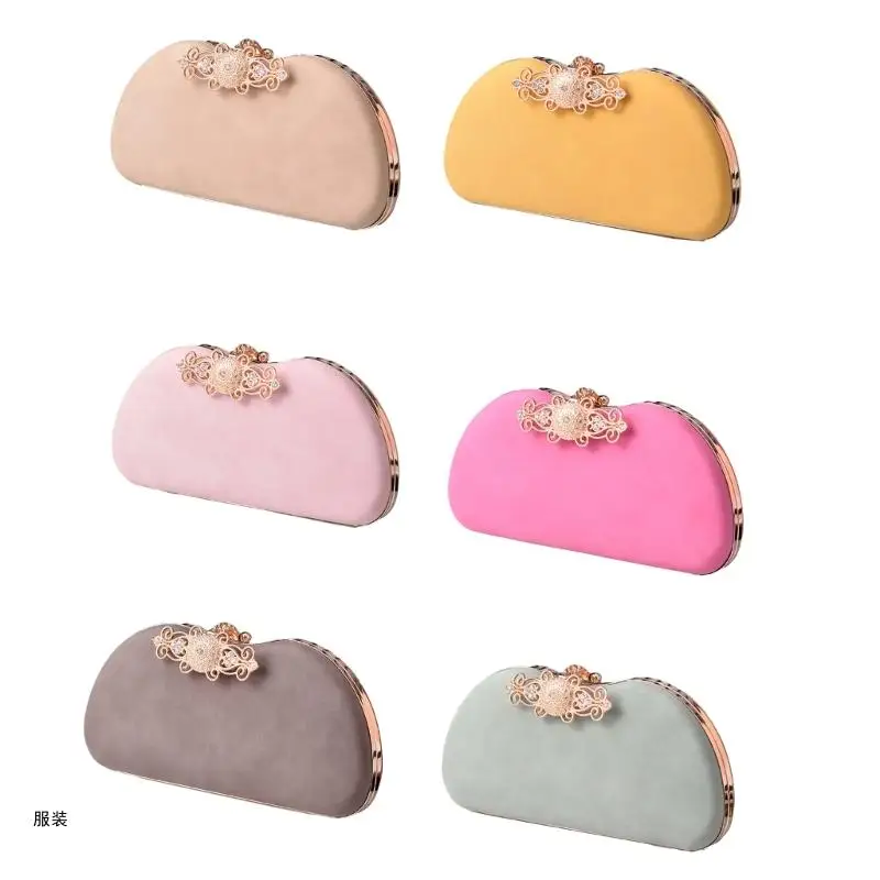 D0UD Clutch Bag for Wedding Party Women Girl Formal Evening Bag with Chain Banquet Purse Female Cocktail Handbag