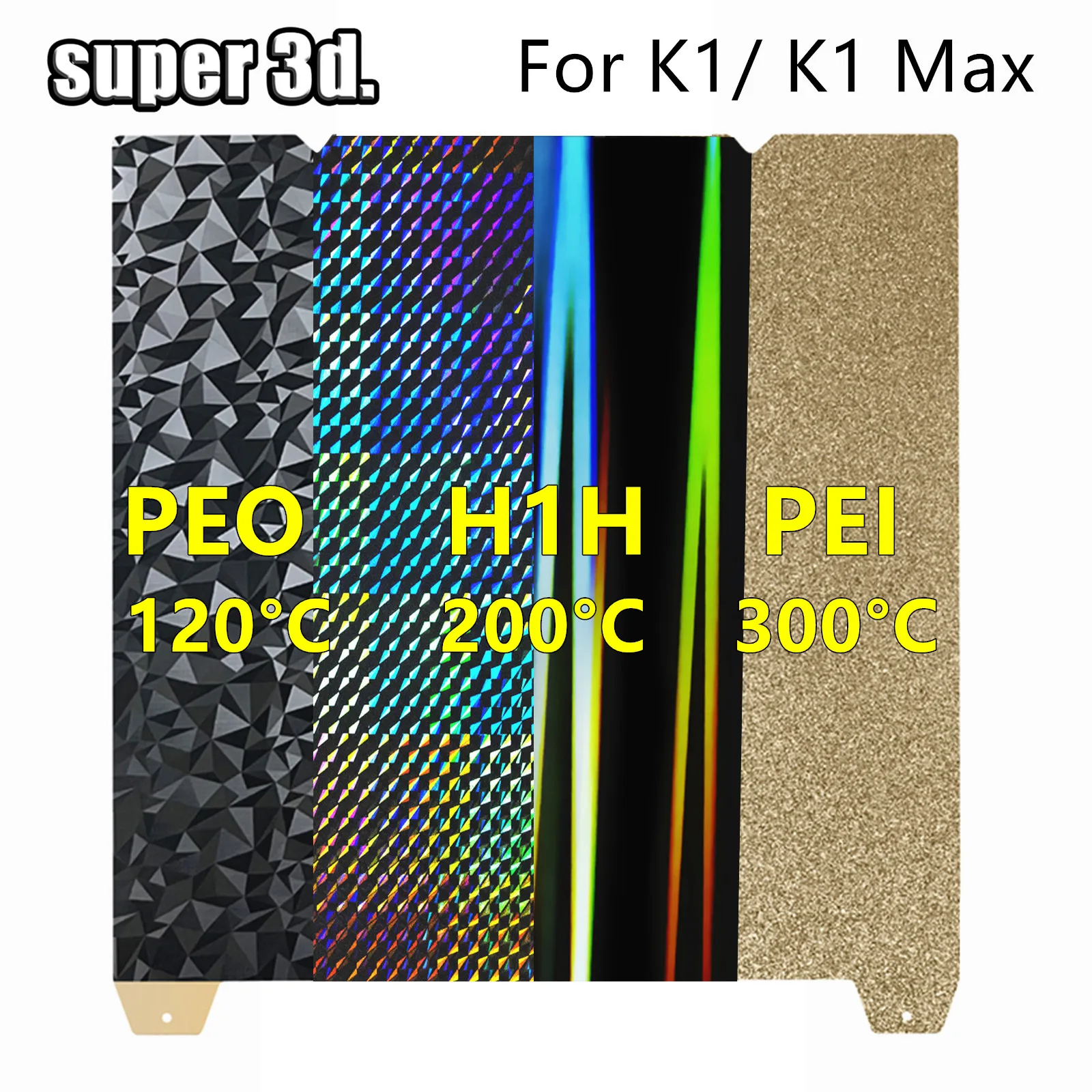 Folha de Aço de Mola Dupla Face Pei Placa de Construção Magnética Peo k1 Max H1h 235×235 Pei para Creality Ender s1 Pro Atualização s1