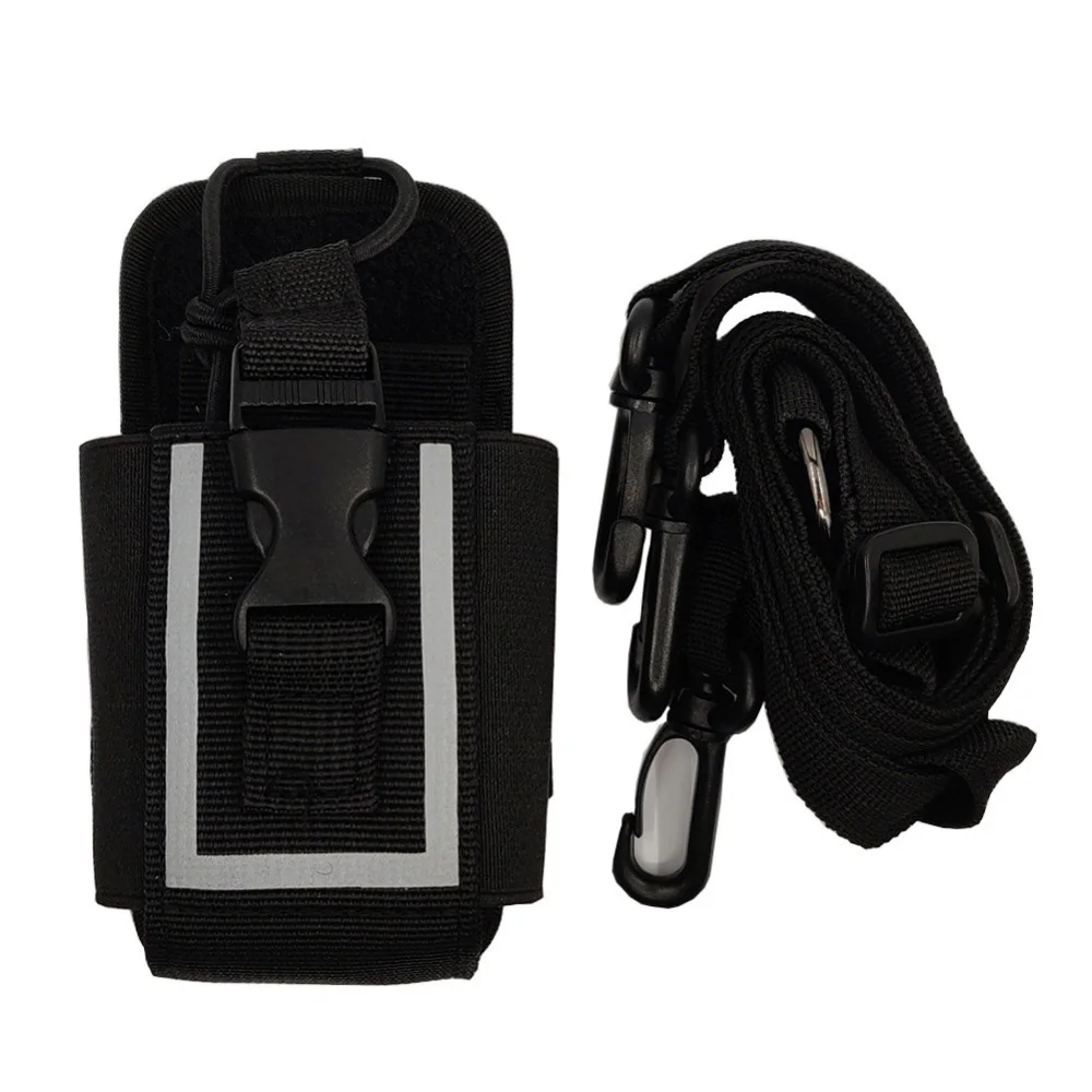 Big Radio Nylon Case 3-in-1 Walkie-Talkie Nylon Case Protector Pouch for Motorola/Hytera/Icom/Kenwood/Baofeng/TYT and More