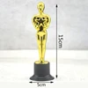 12/24PCS Model Oscar Statuette Toy Mini Trophies Children's Award Gift Reusable Baking Decoration Accessories Prop Toy Gift 5