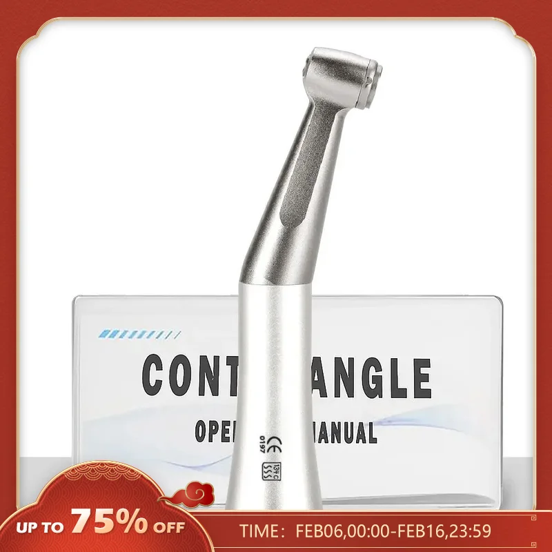 Lot De 10 Contre-angles Dentaires Basse Vitesse ENTERFANT Type E - Poussoir, Pour Moteurs De Labo