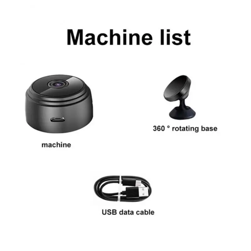 Mini IP Camera Mobile A9 1080P HD Wifi Surveillance Cameras Sensor Camcorder Web Video Smart Home Safety Wireless Security Camer 5