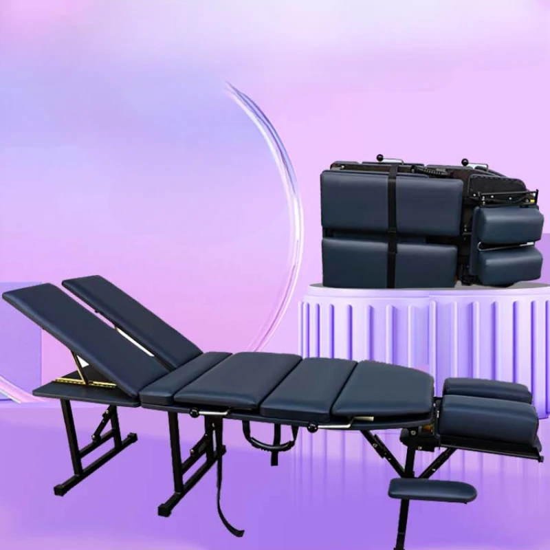 Spinal correction bed, pressing bed, foot stepping, folding, pressing bed, spine correction technique, orthopedic reduction
