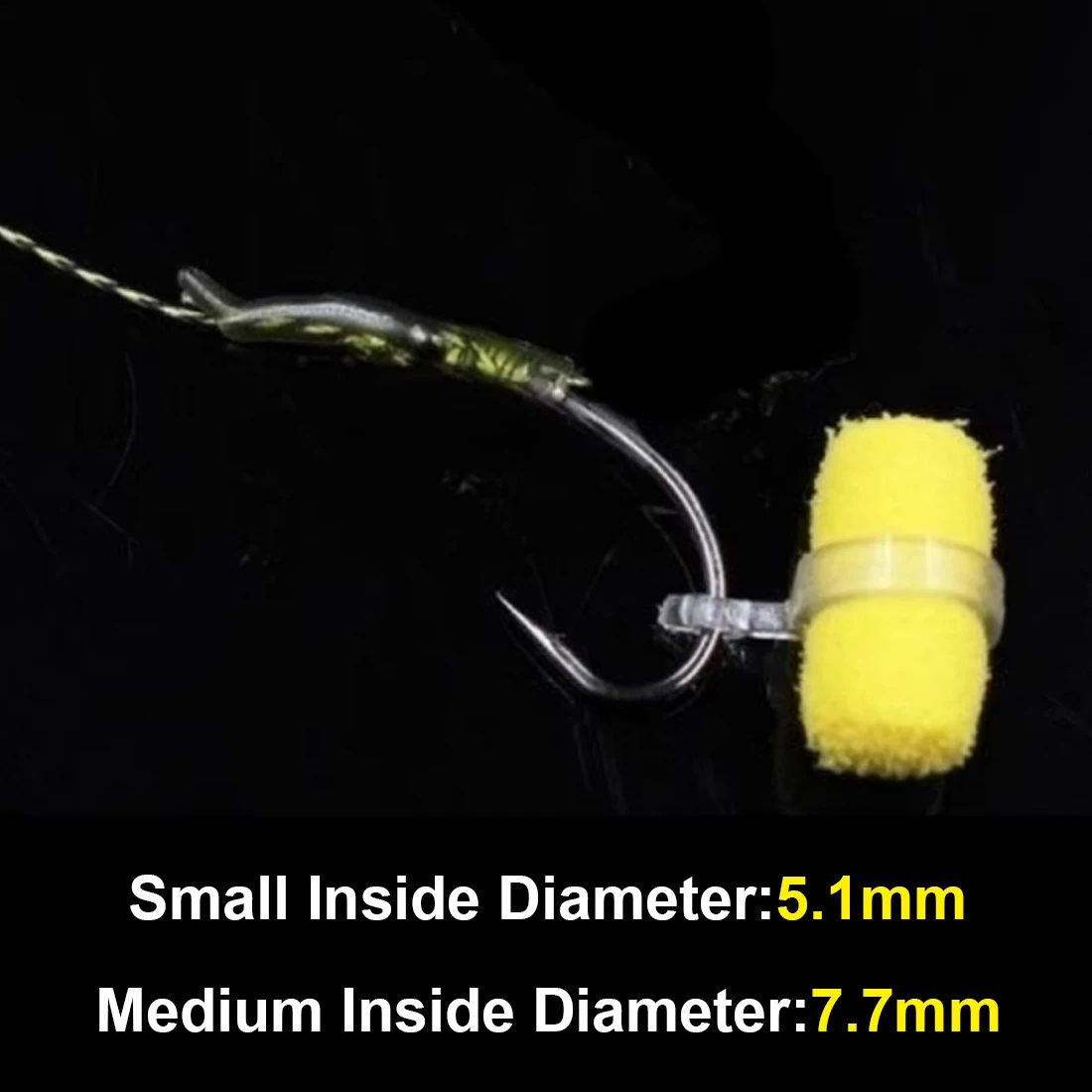 Kit Fasce Per Esche E Strumento Per Legare Pellet – Bander Antiscivolo Con 1000 Elastici, Per Pesca Alla Carpa