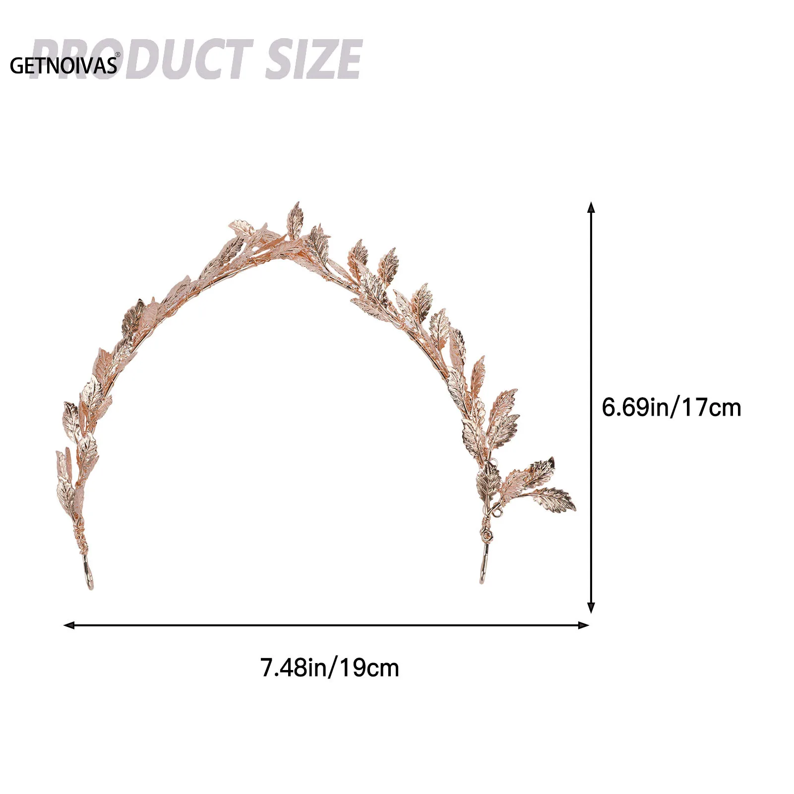 Gold Color Alloy Leaf Headbands Retro Baroque Style Metal Hairbands Bride Tiara Wedding Hair Accessories Party Hair Jewelry jewelry set hair accessory