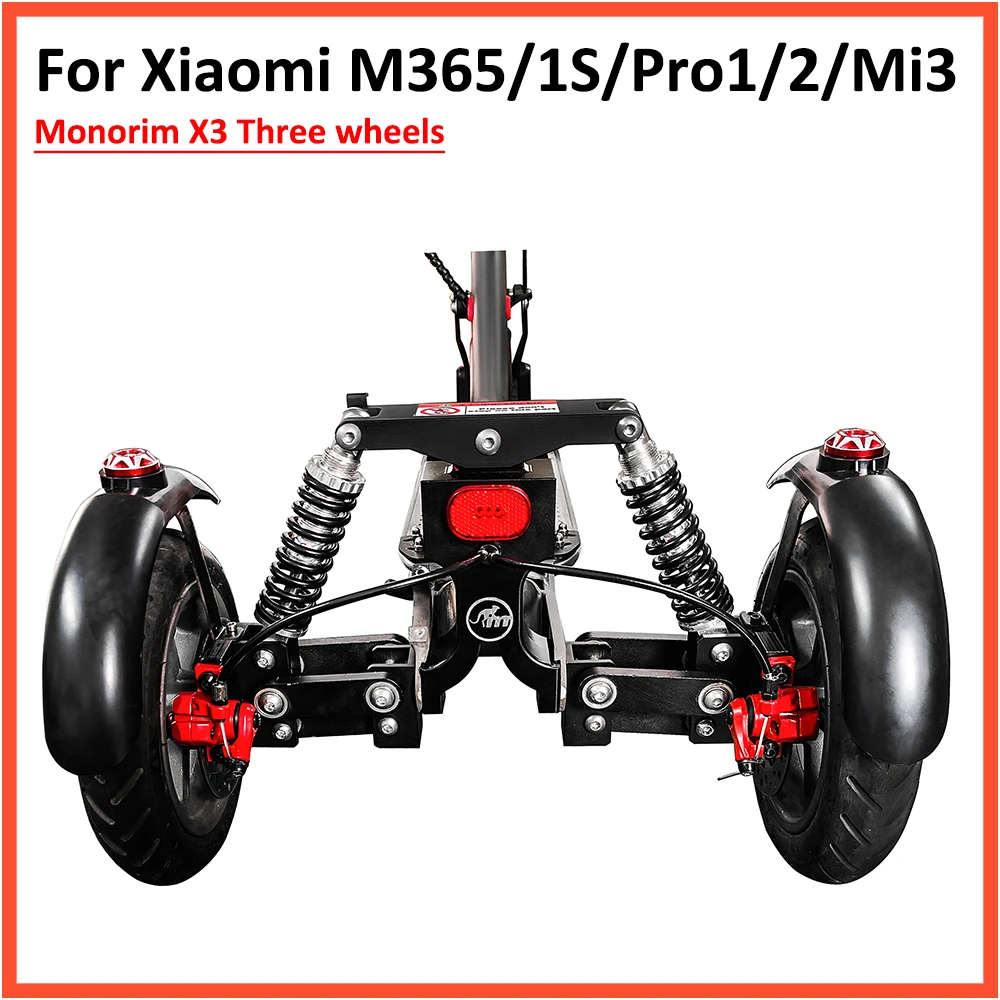 MonorimX3ThreeWheelsConversionforXiaomi1sM365pro1pro2mi3