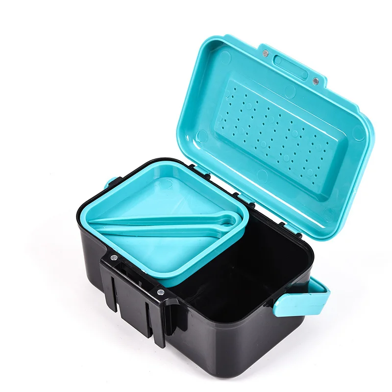 Fishing Bait Box Worm Container Small Shrimp 10*6.5*6.2cm Baits Container  Compact Easy To Carry Lightweight New - AliExpress