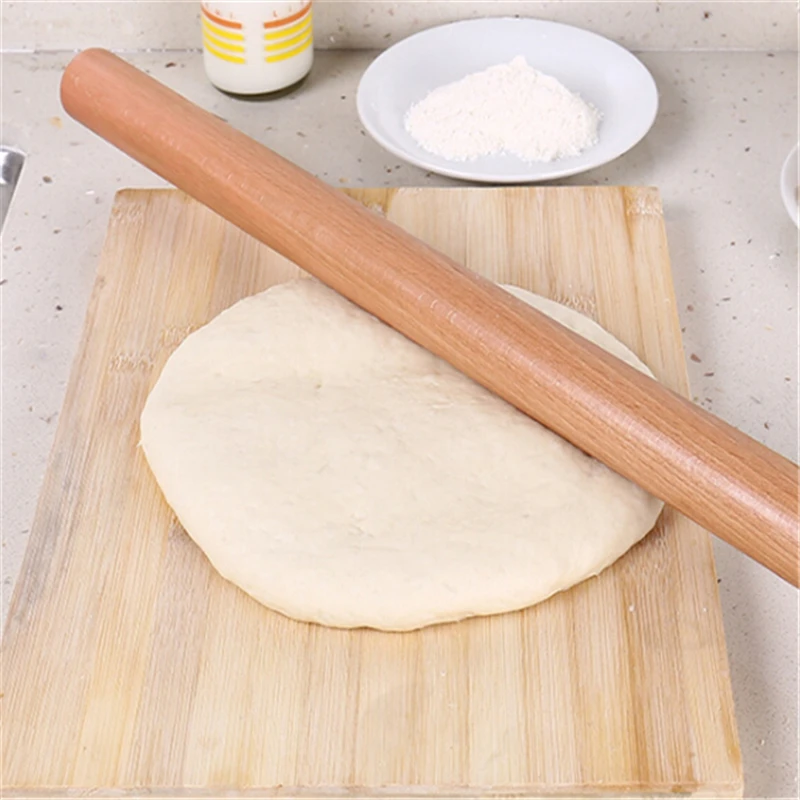 

Кухонная деревянная скалка для украшения торта из помадки, ролик для теста для выпечки, кухонные принадлежности для готовки, аксессуары