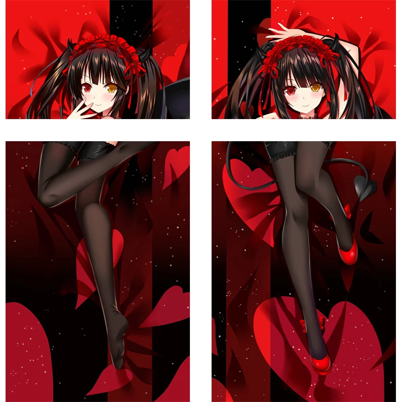 

MMF Date A Live Characters sexy girl Tokisaki Kurumi Anime Dakimakura Body Pillow Case Cover