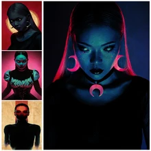 

Sun Moon Witch And Saint Vintage Wall Art Canvas Painting Witchcraft Magic Girl Poster And Prints Wicca Home Decoration Unframed