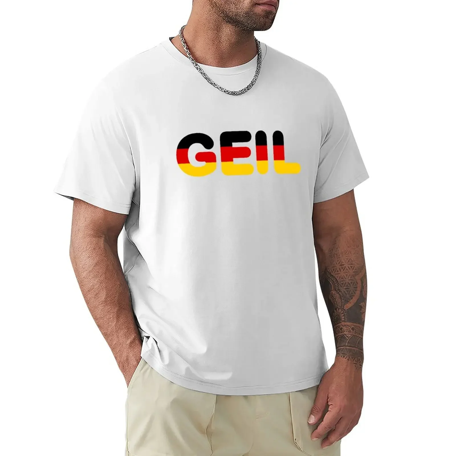 

GEIL T-shirt customizeds vintage clothes korean fashion fitted t shirts for men