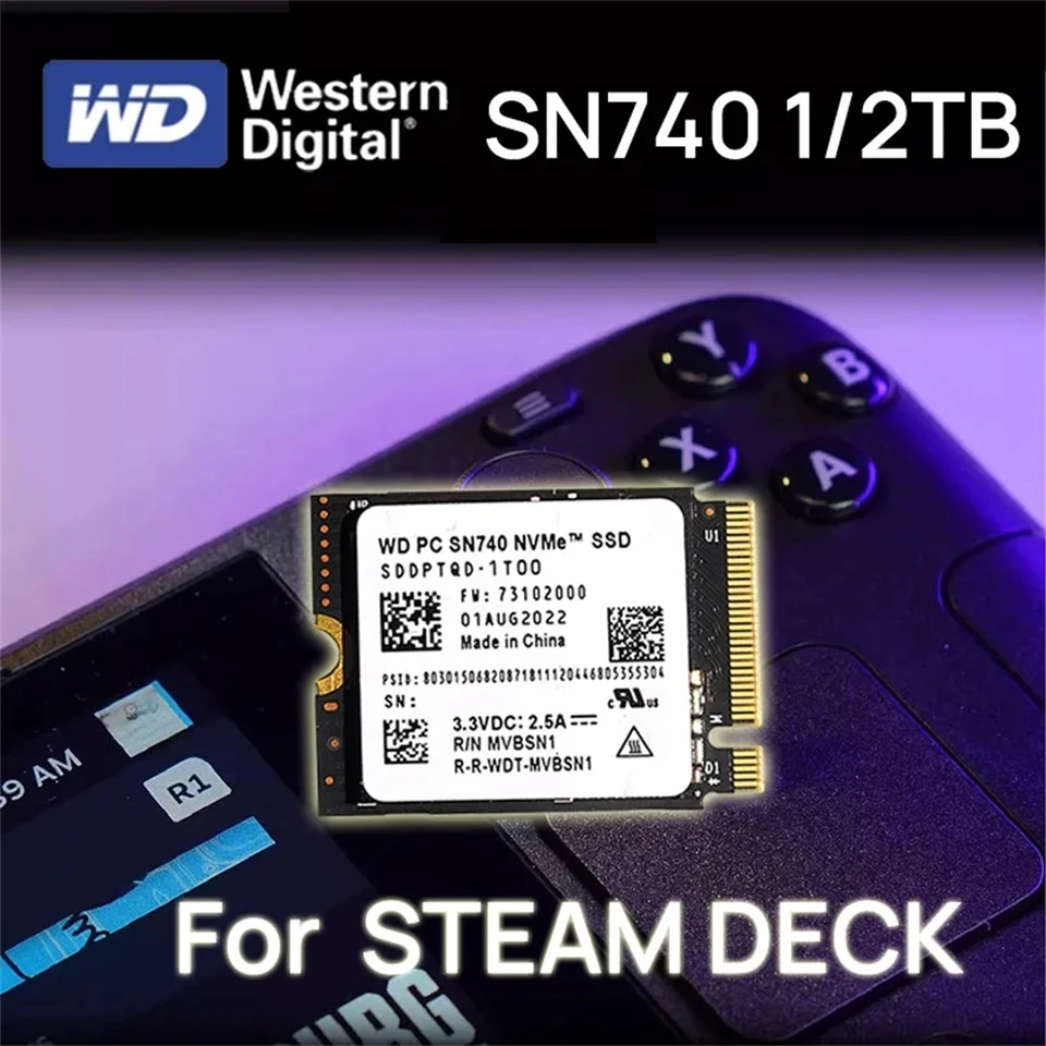 SN740 1TB 増設済 SteamDeck スチームデック 1TB 2230 SN740 1TB 増設済 SteamDeck スチームデック 1TB 2230 WD SN740 1TB M