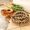 1pc 200cm Giant Snakes Plush Toy Simulation Long Golden Python Stuffed Snake Plushie Pillow Children Boys Gift Home Decoration 4