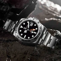 2024 PAGANI Design New Men's Automatic Mechanical Watches GMT Watch 42mm Sapphire Stainless Steel Waterproof Watch Reloj Hombre