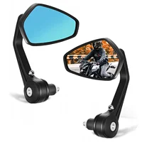 Motorcycle Mirror 7/8" Handlebar End Rearview Mirror Universal Side View Mirror Motorcycle Christmas Decoration Rearview Mirror