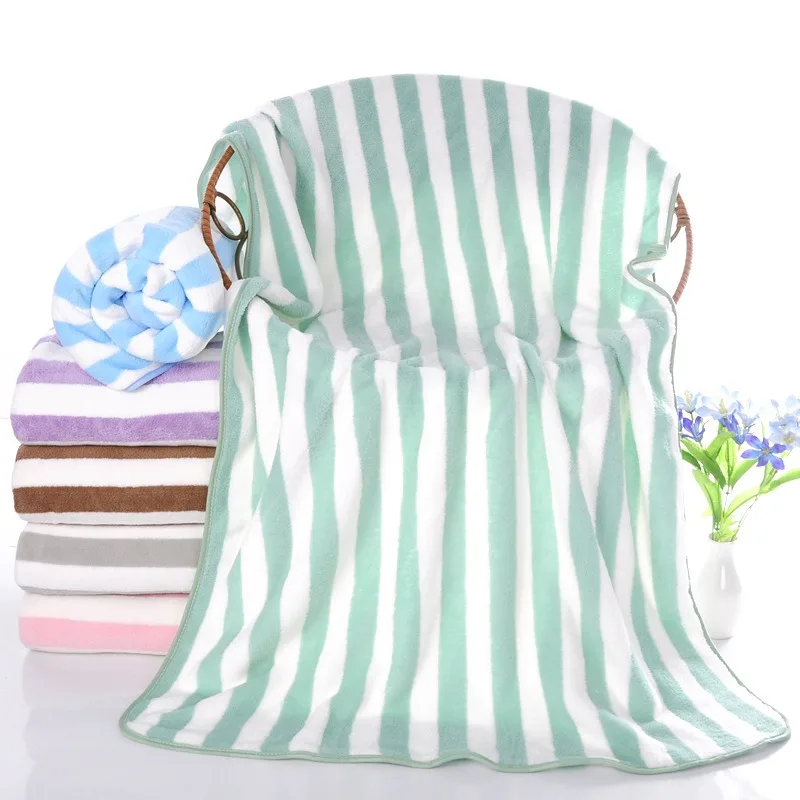 35x75cm   Adults Bath Towel Absorbent Quick Drying Thick towel Spa Body Wrap Face Hair Large Beach Cloth Bathroom Tools 4