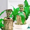 Groot Flower Vase Household Supplies Decoration Ornament Action Figurine Creative Miniature Modedl Simulation Plants Potted 6