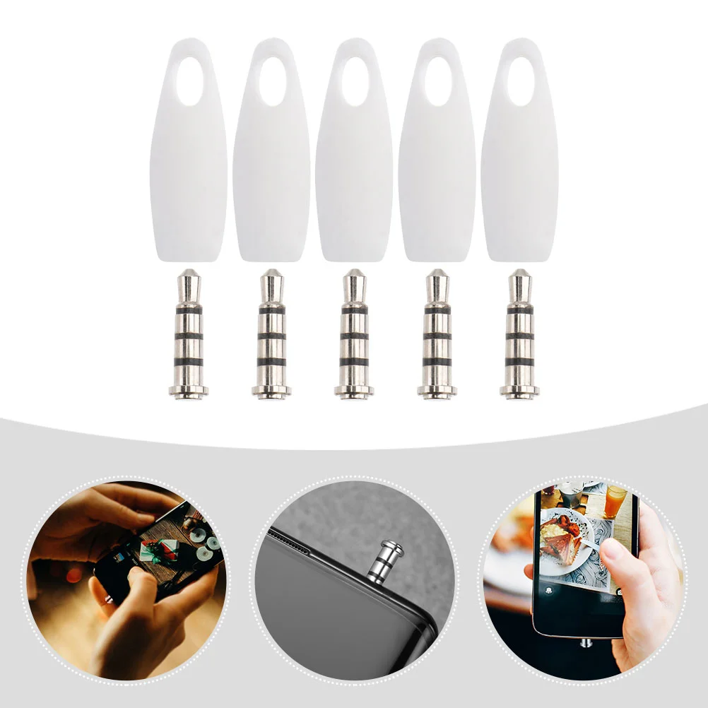 휴대용 오디오 마이크 컴퓨터 차단기, 흰색 태블릿, 5 세트 사운드 차단기, 커버 포함