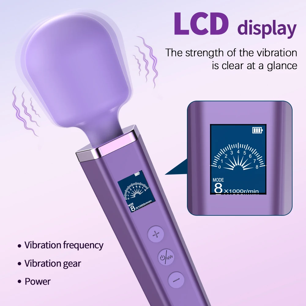 Magic Wand Vibrator Für Damen Usb Massagegerät Körperstimulator_voghion.com