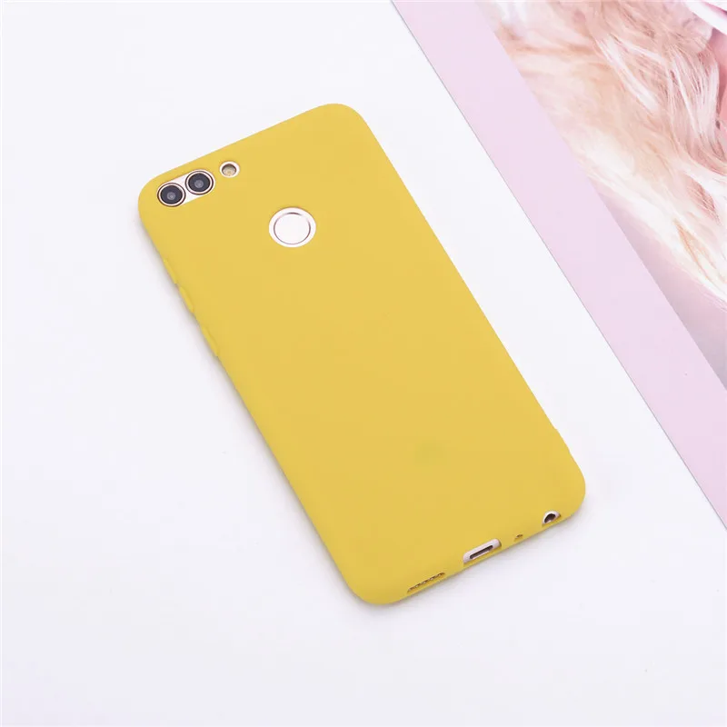 Für Huawei P Smart Stoßstange TPU Weiche Silikon Candy farbe Zurück Abdeckung Telefon Fall Für Huawei P Smart 2018 FIG-LX1 smart Fall Fundas – Detail 6