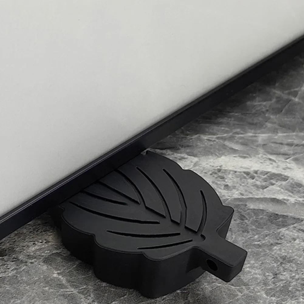 Door Stopper Leaves Wedge Floor Stackable Stop Indoor door stopper silicone door stopper door stopper bumpers Prevents Doors From Closing