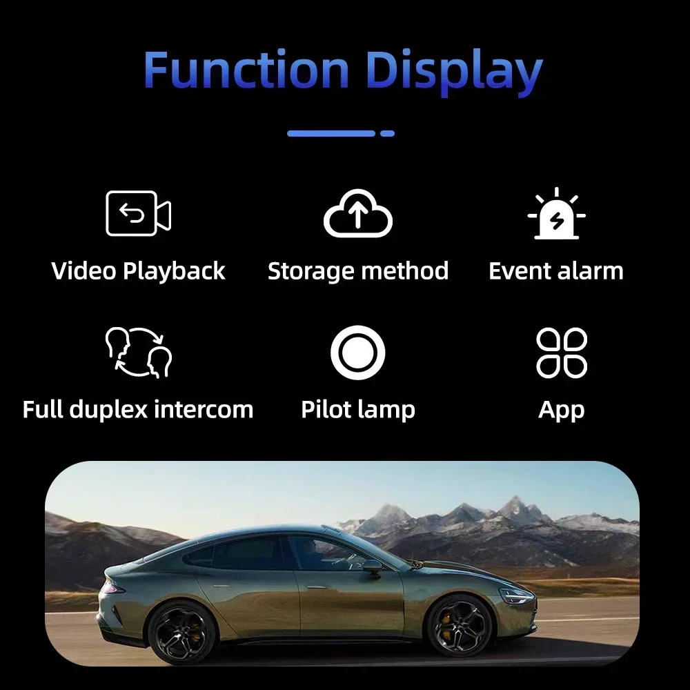 PEGATAH 4K 4G Sim Car Surveillance Camera Dual Lens Dashcam Human Detection All Round 24/7 Parking Monitoring Remote Live View
