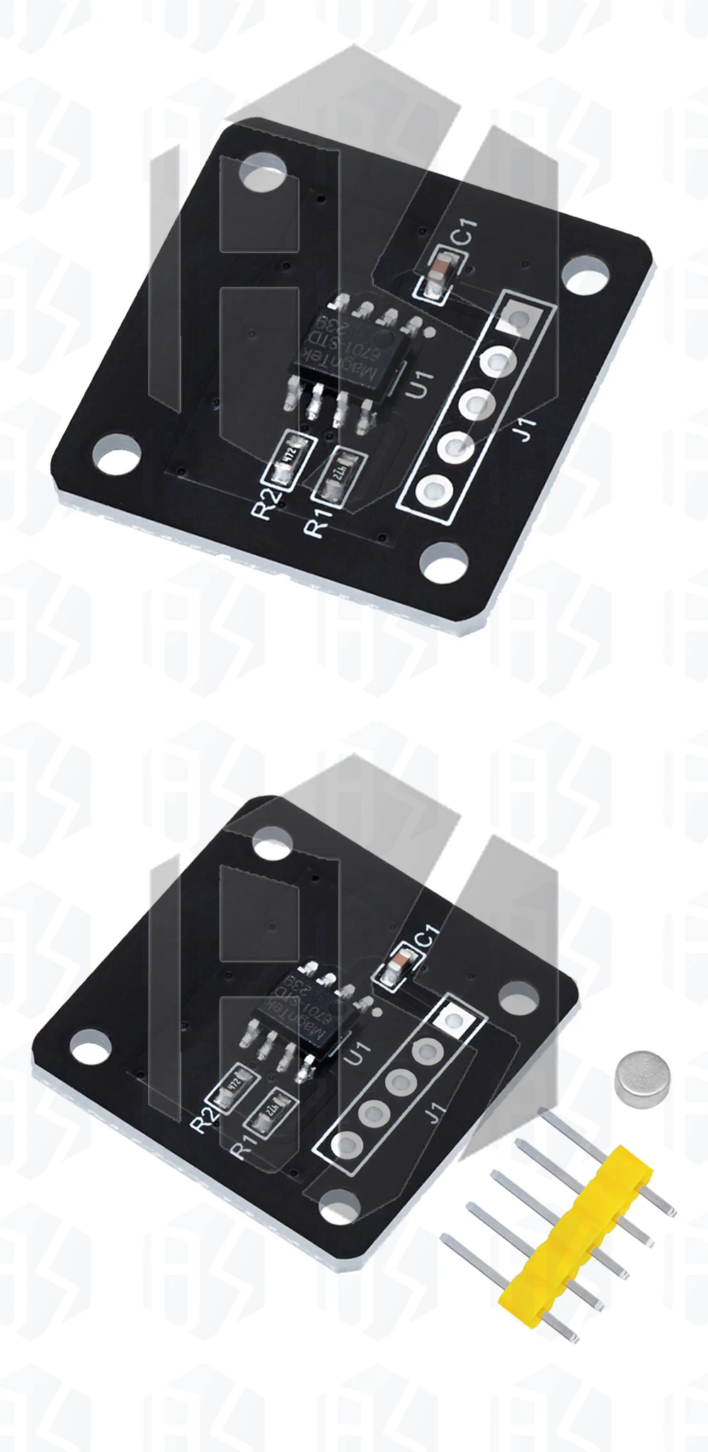 1PCS~10PCS MT6701 Magnetischer Encoder Magnetischer Induktions-Winkelmesssensor 14bit Hochpräzise Ersatz für AS5600 – Detail 5