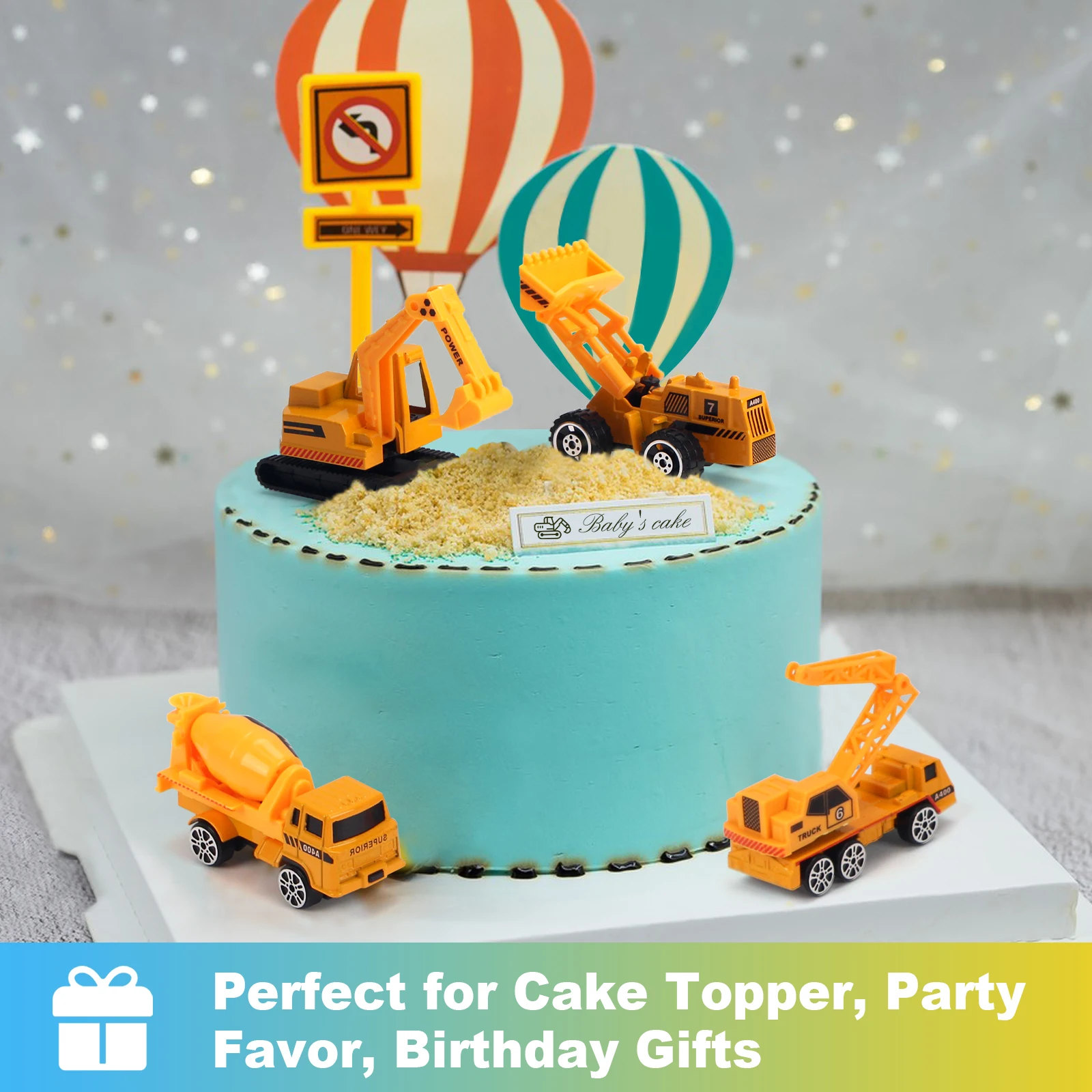 미니 합금 장난감 자동차 굴삭기 크레인 불도저 건설 모델 자동차, 슬라이딩 엔지니어링 자동차, 남아용 선물, 1:64, 세트당 6 개