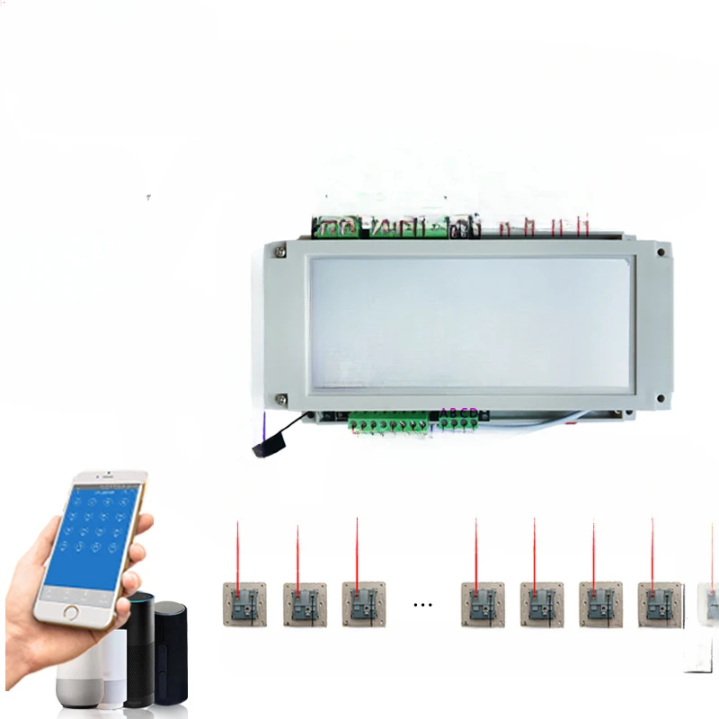 

16 way multifunctional intelligent control module integrated remote control switch WiFi module switch remote control wireless