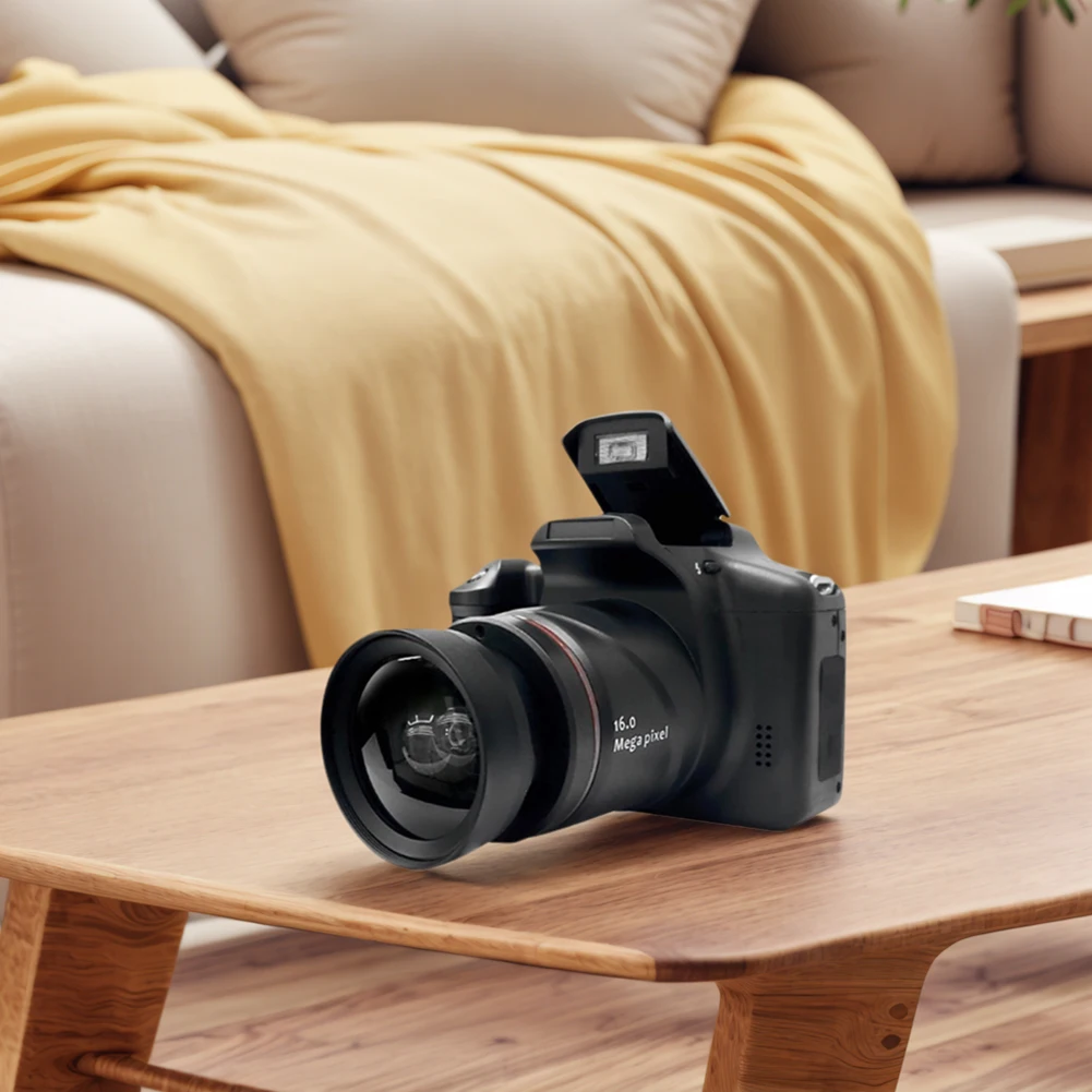 16MP 브이로그 카메라, 2.4인치 LCD 화면 비디오 카메라, 16배 디지털 줌 비디오 레코더(사진 촬영용)