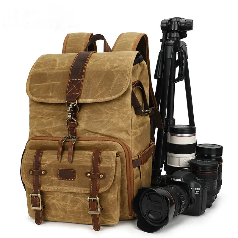 

NEW Canvas Backpack Camera Bag Camera Case Travel Bag 15.4' Laptop Bag PC Bag For DSLR SLR NIKON CANON SONY FUJI PENTAX K821